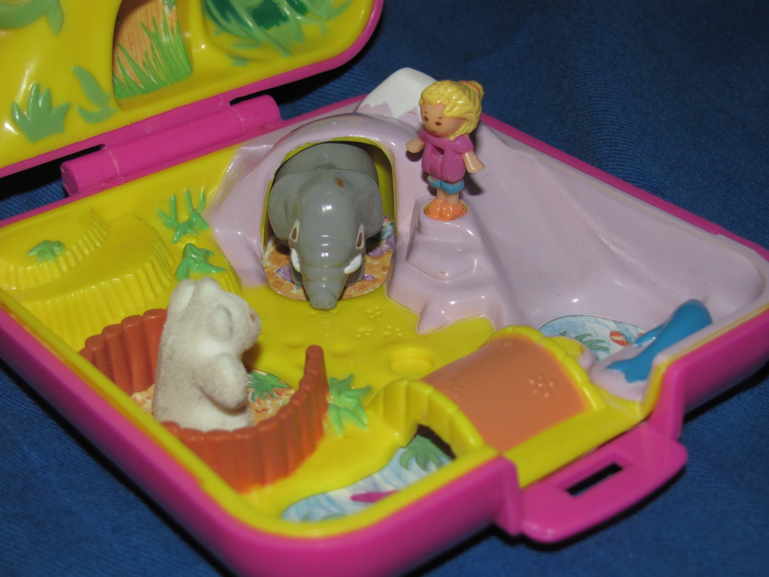 vintage polly pocket zoo