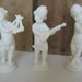 ON SALE Cake Toppers White Musical Angels Cherub Angel Cake Toppers