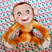 Vintage Super Cute Cheeky Kitschy Monkey Planter