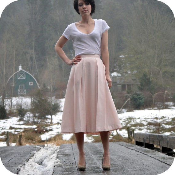 Fraser Pleated Ginny // Vintage vintage  house (size fraser Tea   Length Skirt of House Pink reviews