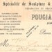 French Document Vintage Invoice Fantastic Handwriting and Typography from Vintage Paper Attic