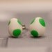 thumbnail image 2 of Yoshi Egg Earrings | Stainless Steel Game Character Jewelry | Nintendo Fan Gift 2 of 9