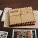 Brown KRAFT Paper Mini AIRMAIL Envelopes x 10 : PARIS Par Avion