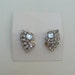 Vintage 1950s Rhinestone Clip Earrings