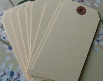Manilla Tags No.5 4 3/4" x 2 3/8" lot of 100