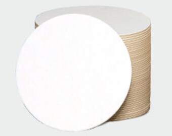 100 Blank Coasters 4 Inch Round 2 mm Heavy Weight perfect for Mini Scrapbooks and Letterpress