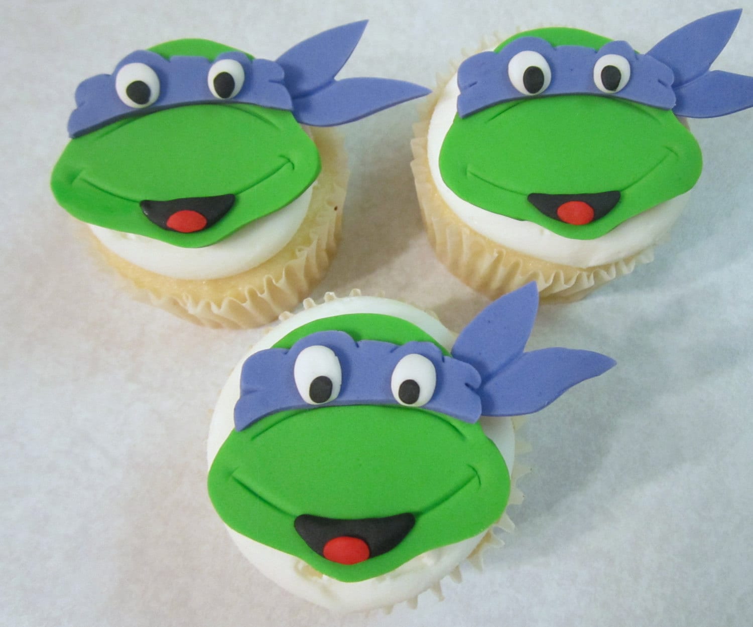 ninja turtle cupcakes
