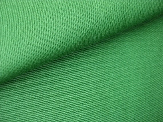Kelly Green Stretch Twill Fabric Destash Cotton 2 by PeachPapillon