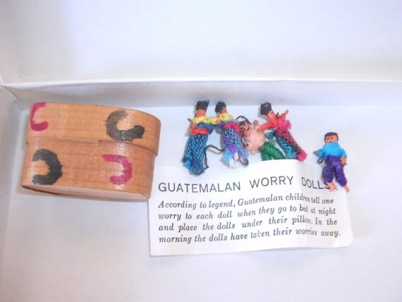 Worry Dolls from Guatemalan the legend
