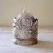 Mid century Silver plated Glass holder, Victorian style tableware