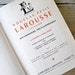 Antique French LAROUSSE, 1957 Dictionary Encyclopedia, Paper ephemera, scrapbooking