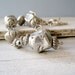 Chunky Boho Necklace, Vintage silver tone retro Necklace