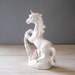 Reserved for jolieni.........Vintage Porcelain Unicorn, White unicorn