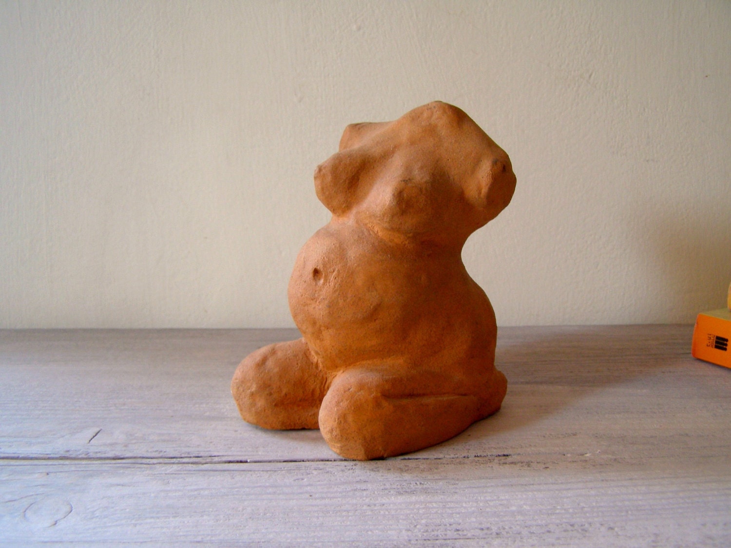 Pregnant woman sculpture