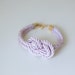 Delicate pink Nautical Knot Silk Rope Bracelet