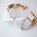 NEW Collection - Silver Mesh Bow with White Rope bracelet by pardes israel