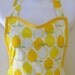 Yellow lemon Apron with Yellow Trim