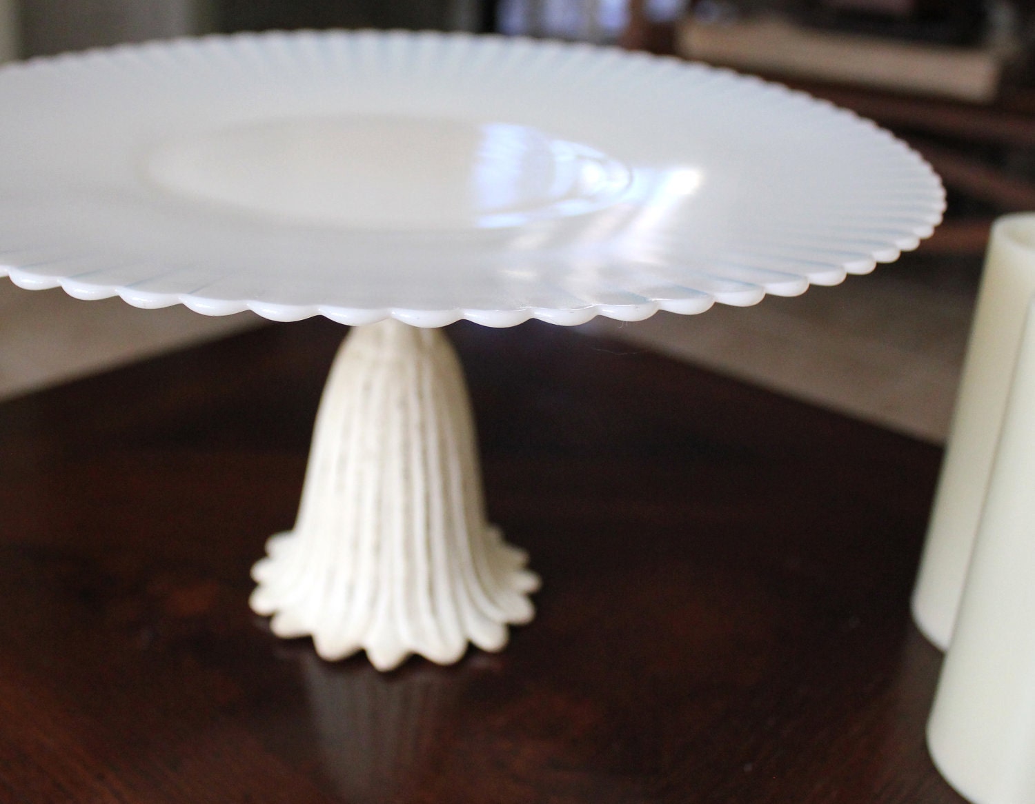 Cake Stand / Ivory Cake Stand / Wedding Cake Stand Wedding