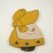 Little Bonnet Girl Vintage Pot Holder Hanger CLEARANCE