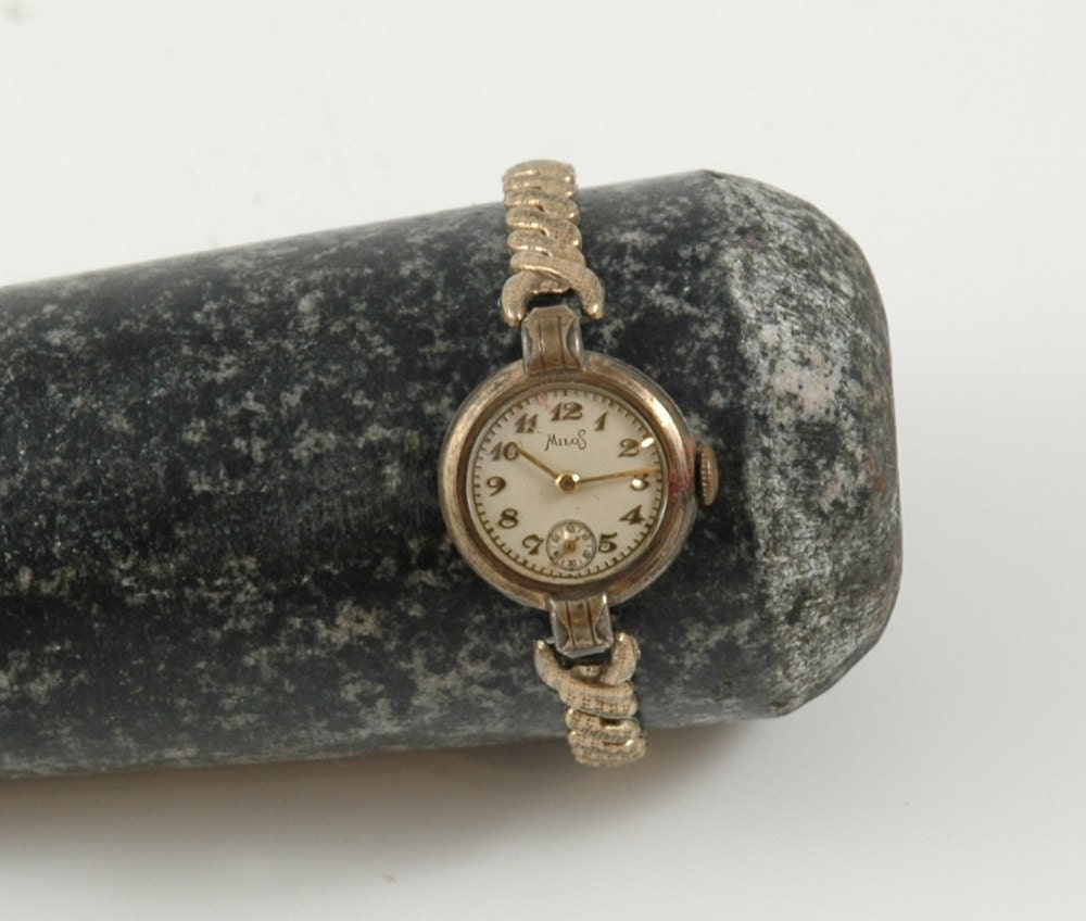 Antique Vintage Ladies Milos Watch Possible by FindingBrooke