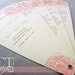 Petal Wedding Fan Program - Five Panel (GETTING STARTED)