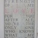 No One Else will ever know the strength of my Love for you. Large 11x24 Rustic Aged Weathered Handpainted Sign, Nursery Baby Room Decor