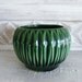 Vintage Ribbed Melon Ceramic Planter