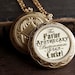 Lip Balm Locket Necklace - Victorian Gold Brass - Choose Your Flavor - Mint Strawberry Buttercream Honey