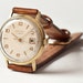 Unisex wristwatch Poljot, gold plated, AU 20, Soviet Era