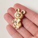 RESERVED Mascot Misha pin, rare Bear Cub from Olympics games in Moscow, gold tone metal