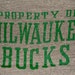 Vintage 70s Property Of Milwaukee Bucks Basketball Gray T Shirt