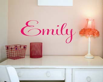 Wall Decal - Personalized Girls Name Vinyl Decal