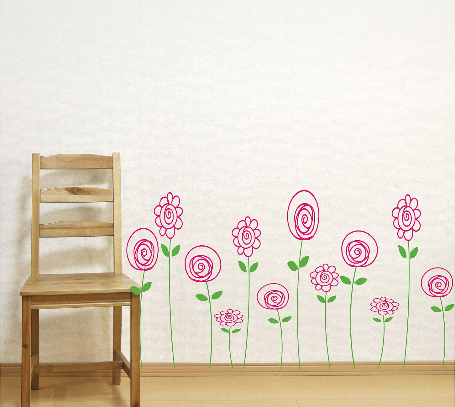  Children Wall Decals Doodle Wall Art Baby Girl Nursery