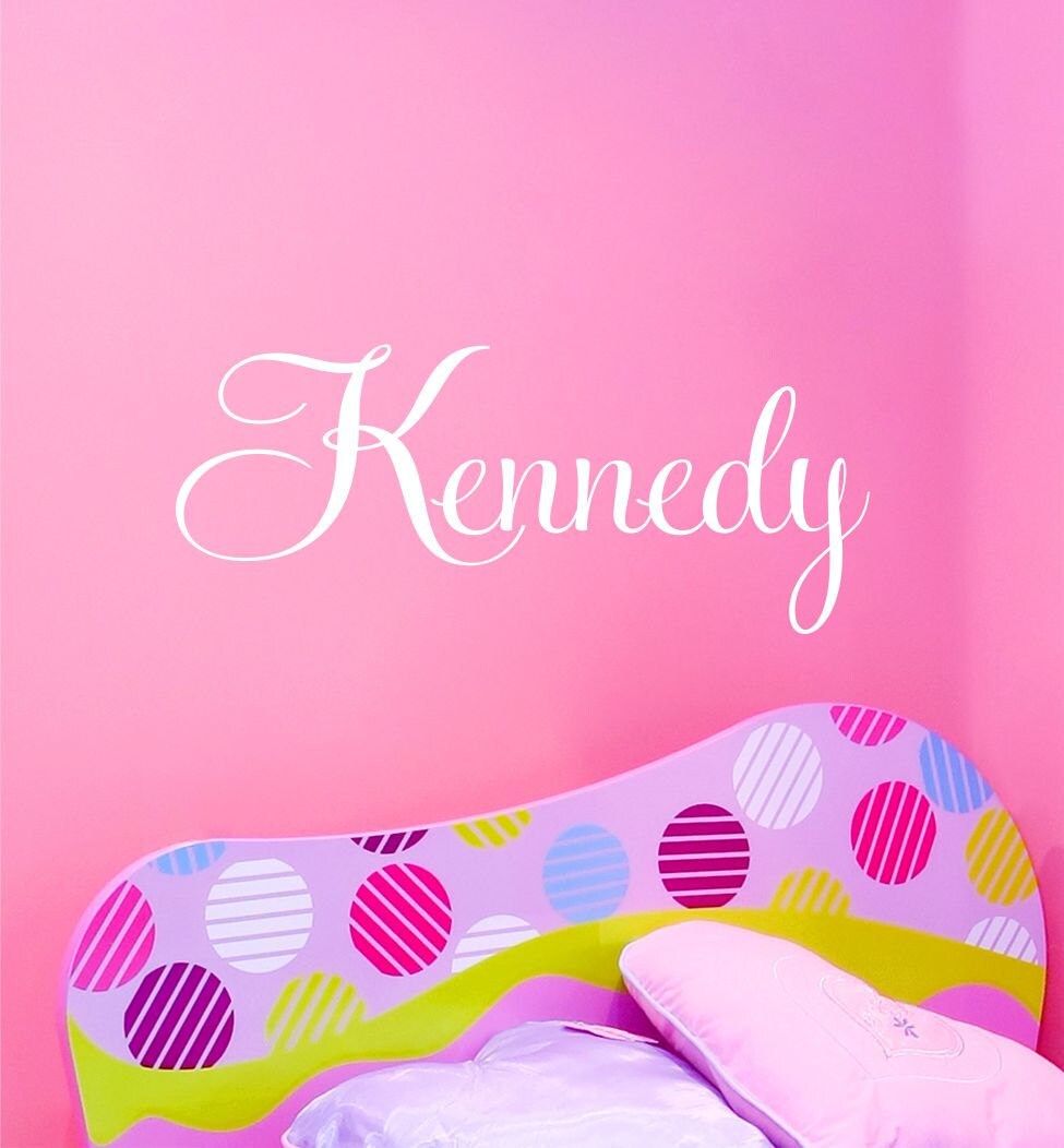 Custom Girls Name Decal // Nursery Decal // Personalized