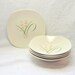 4 Knowles Highland Berry Dessert Bowls Serving Dinnerware China Mid Century Mad Men Simple Elegant Easy Serving Bowls China Decor