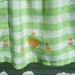 On Sale Vintage Handmade Apron Half Apron Gift Kitchen Apron Holidays Orange Green Apron Farmhouse cottage Rustic Gift for Her Pockets