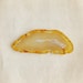 1 pc natural color agate slice from Brazil good for wire wrapping