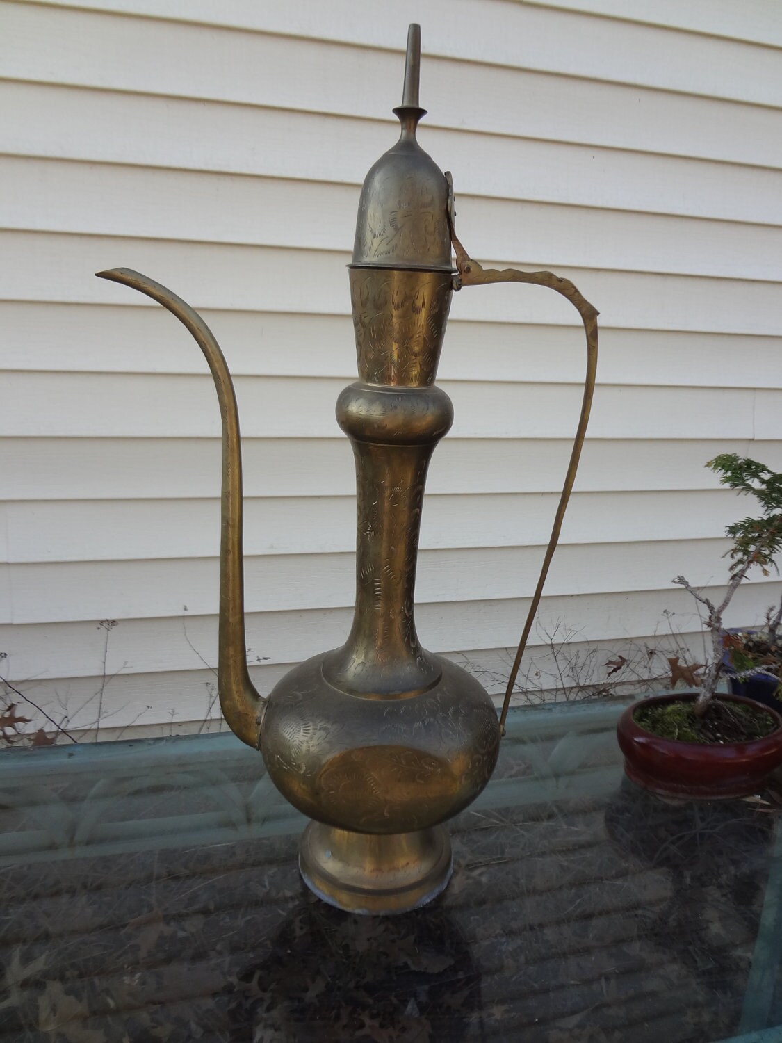 Vintage Brass Genie Lamp