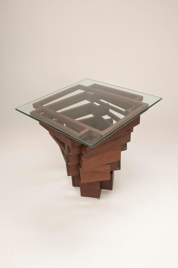 End Table Coffee Table Peruvian Walnut