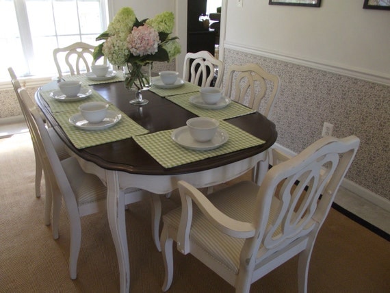 Vintage French Provincial Dining Room Set