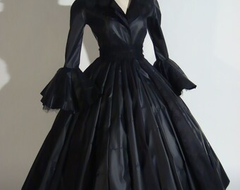 Femme Fatal 1, 1950s inspired art piece, costume coat, wearable