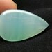 Pear shape Smithsonite. Light blue. 70 cts.
