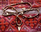 Brass Belly Chain - Burning Man Festival --  tribal gypsy jewelry, Sexy belly belt, Bohemian Princess, long necklace, Symbols,