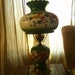 EXTRA LARGE Vintage Gone with the Wind Style Hand Painted Victorian Shabby Chic Parlor Table Lamp