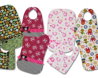 BASIC to BLING Bibs and Burp Cloths - Downloadable PDF Pattern