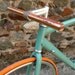 bubinga and ash wood straight bicycle handlebar