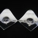 Torben Orskov Denmark Pair Chrome Candle Holders Candlesticks Danish Modern Freeform