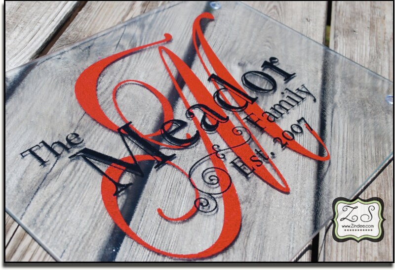 personalized glass cutting board 15w x 12h by zindee on etsy personalized glass cutting board 15w x 12h by zindee on etsy