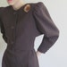 Oscar de la Renta / 80s Does 40s / 80s Dress / Designer Dress / Saks / Saks Fifth Avenue / Olive Green / Kate Middleton Dress / Dolman Dres
