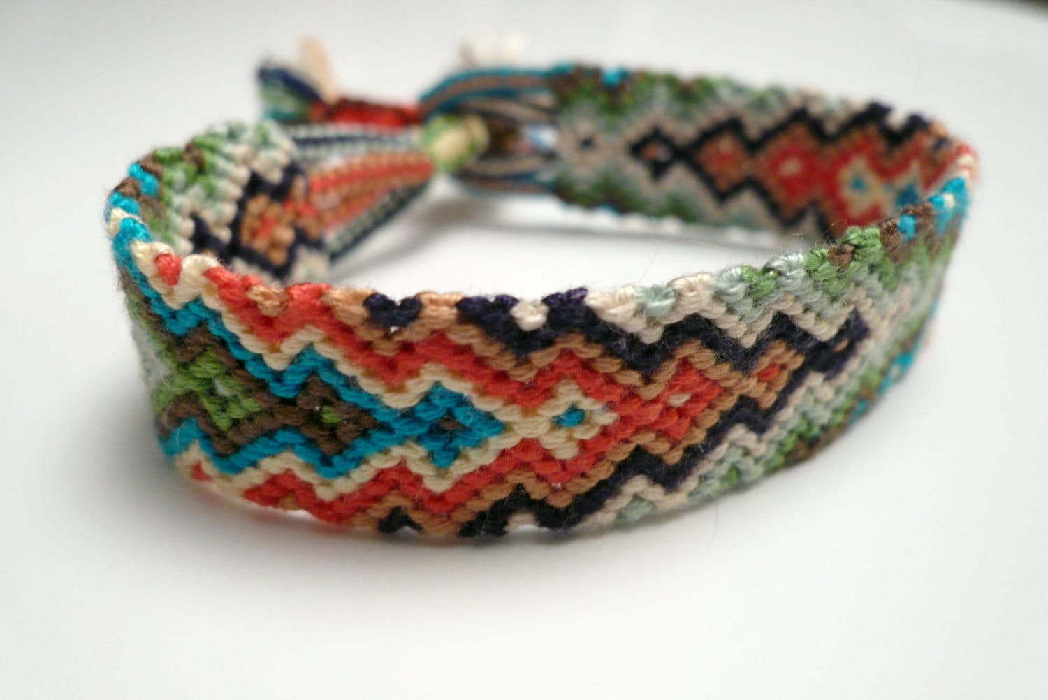 Aztec Knotted Friendship Bracelet